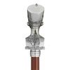 Design Toscano The Padrone Collection: Bust of Egyptian Queen Nefertiti Pewter Walking Stick PA289